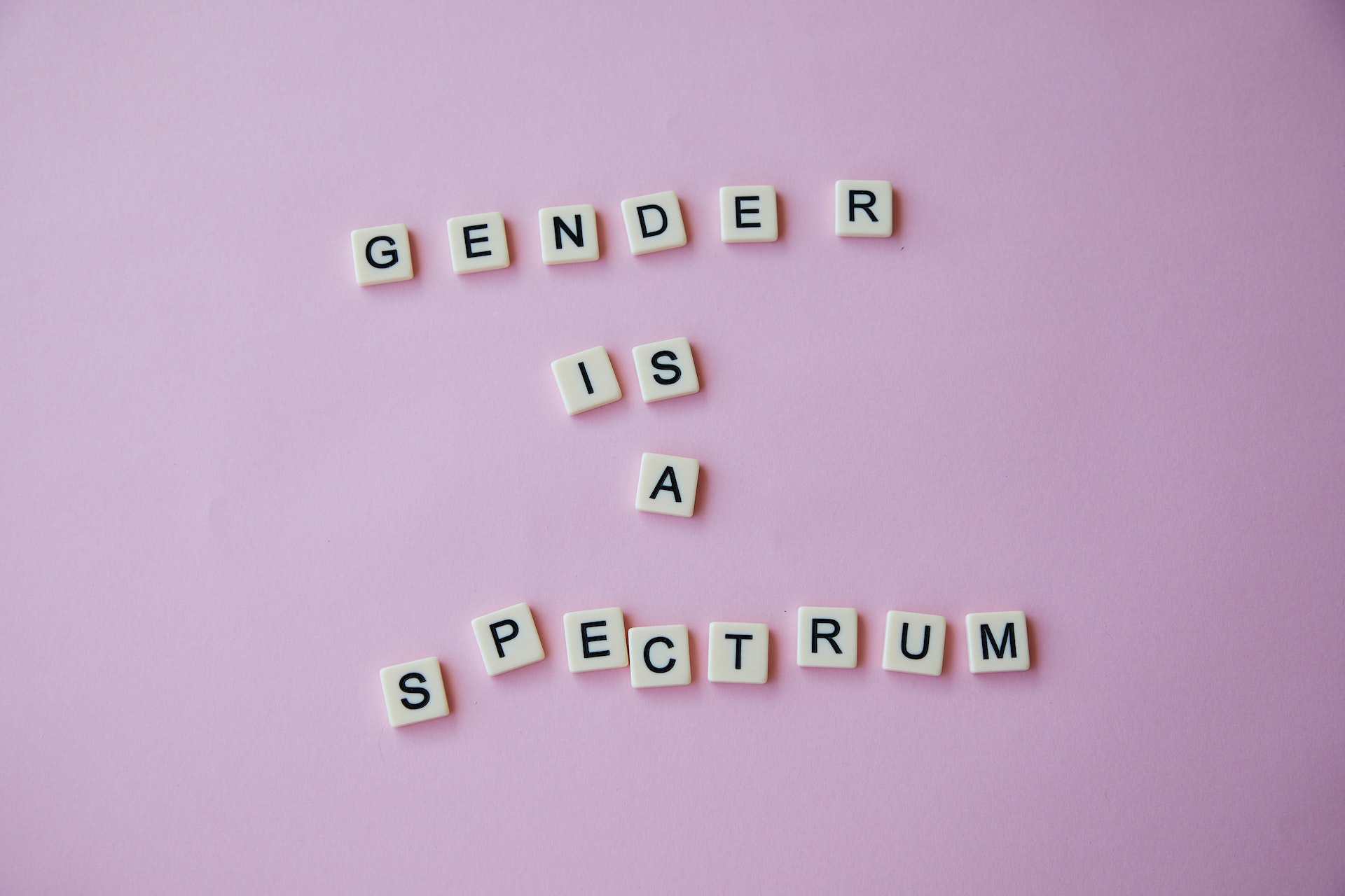 Gender is a Spektrum in scrabble